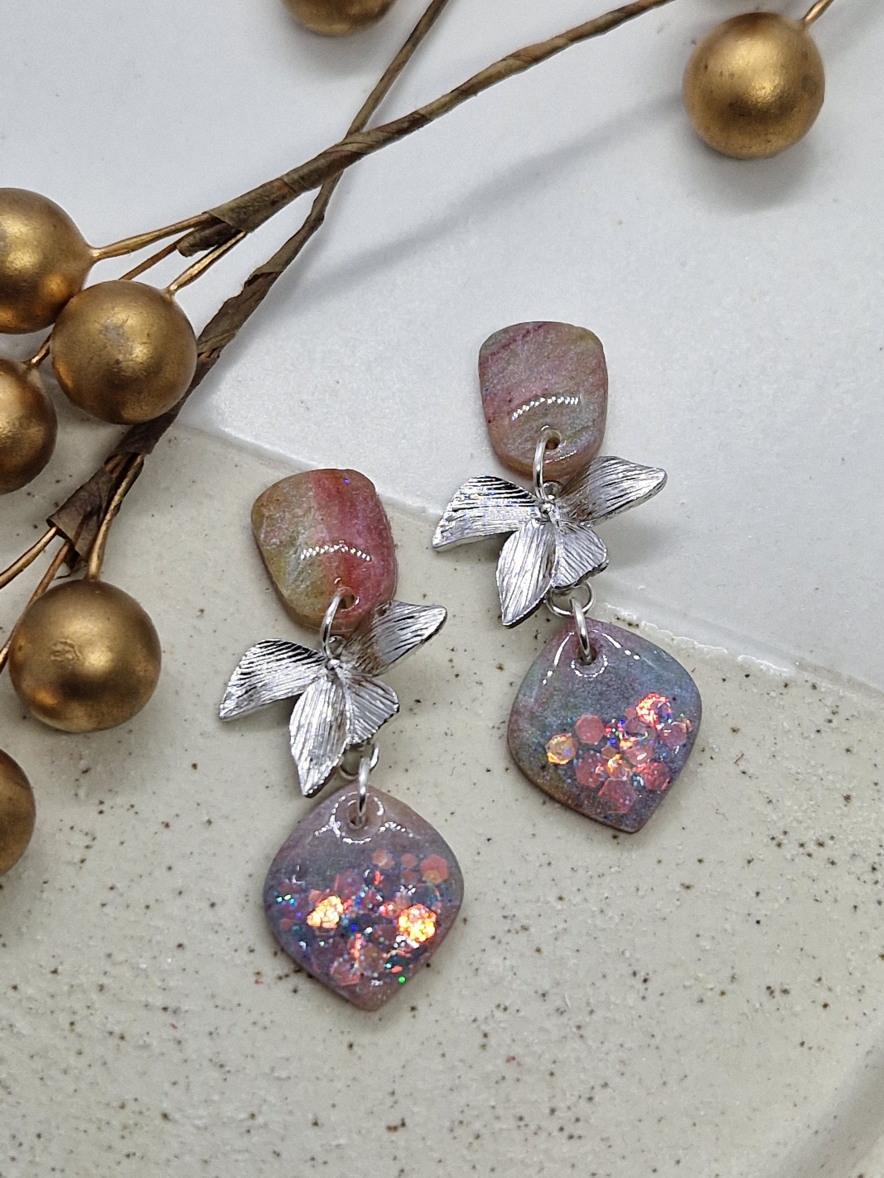 Oorbellen Dames || 'Mermaid' || Leafs