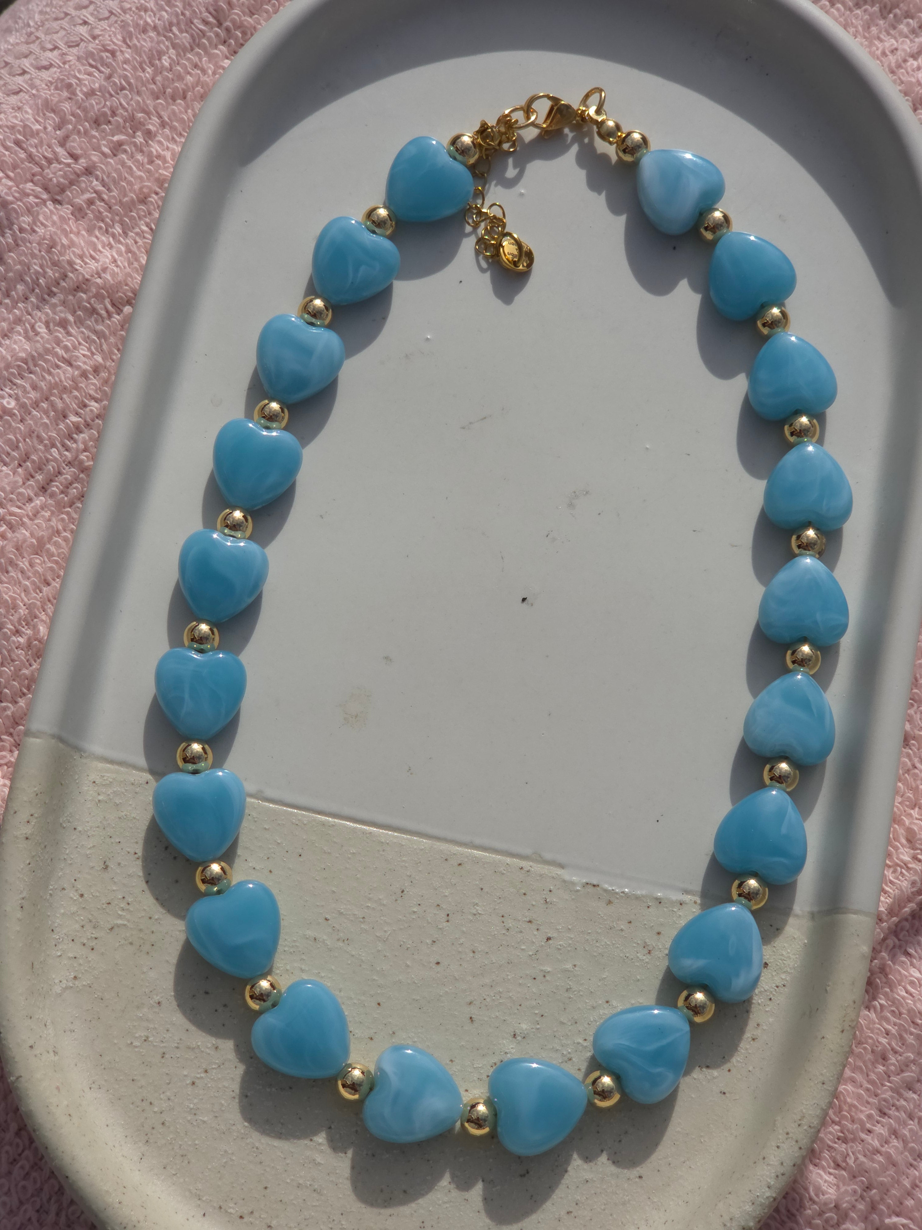 Ketting Dames || 'Hartjes' || 12mm