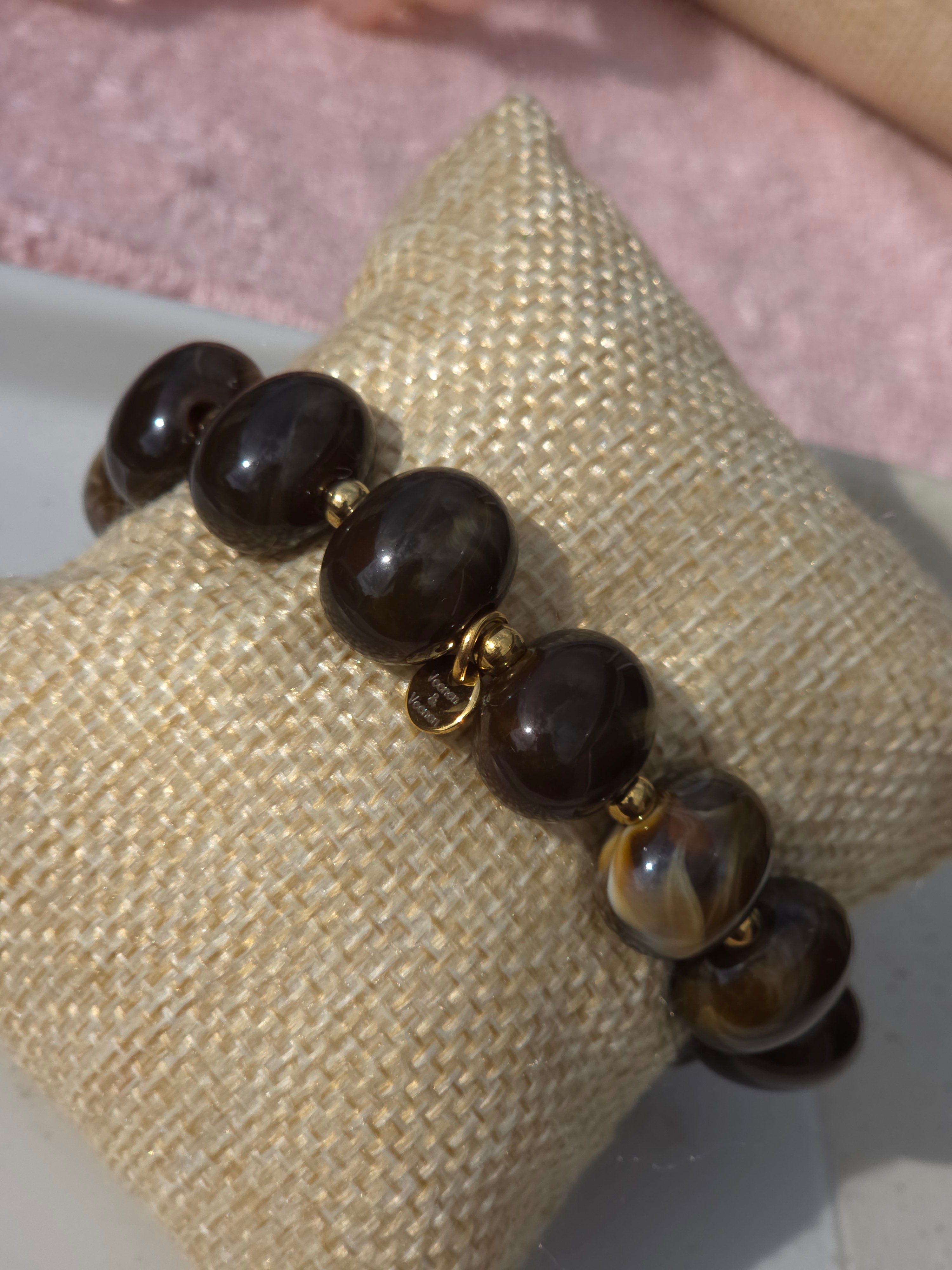 Armband Dames Ovals 15x10mm kralen