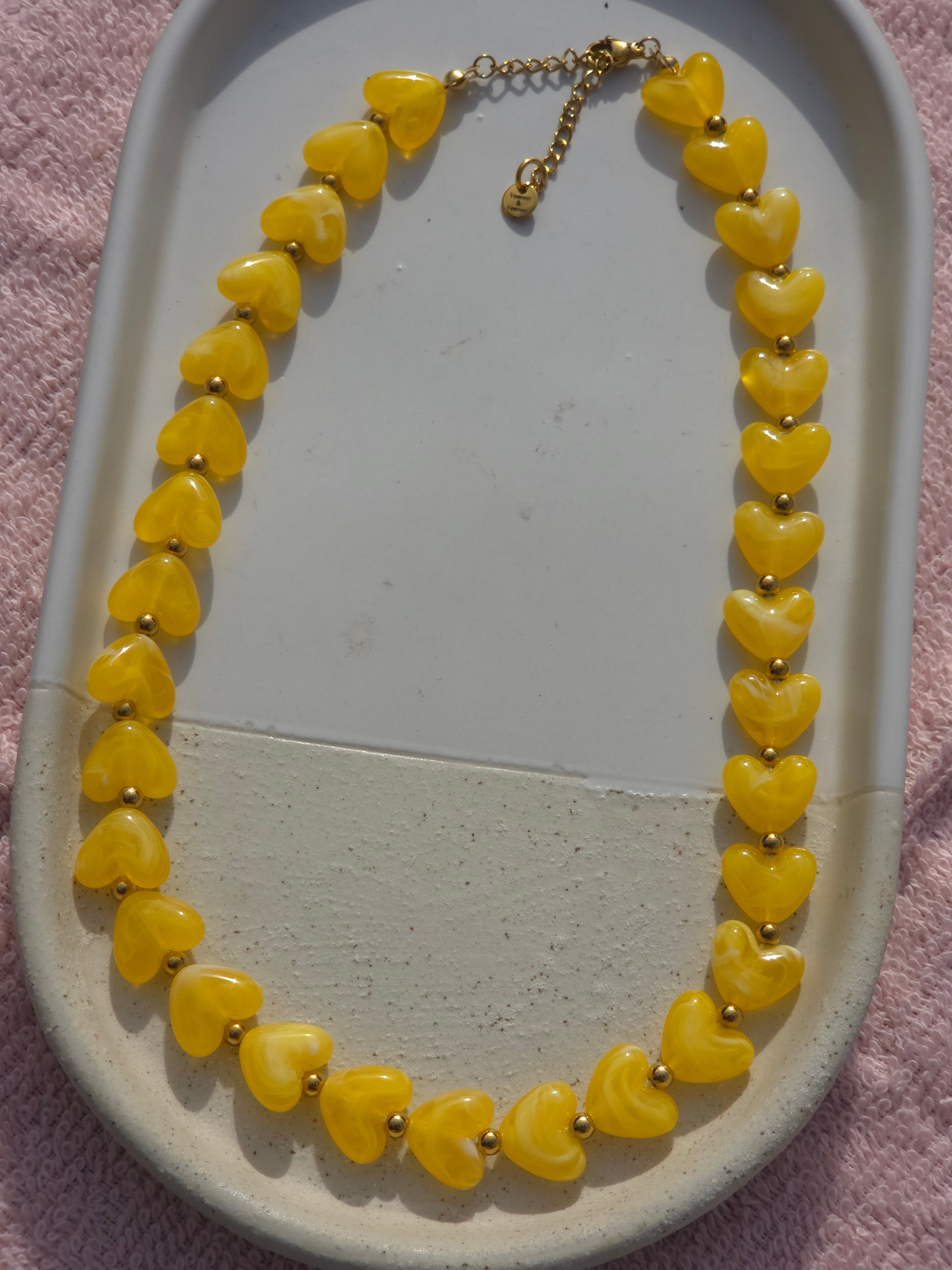 Ketting Dames || 'Hartjes' || 10mm