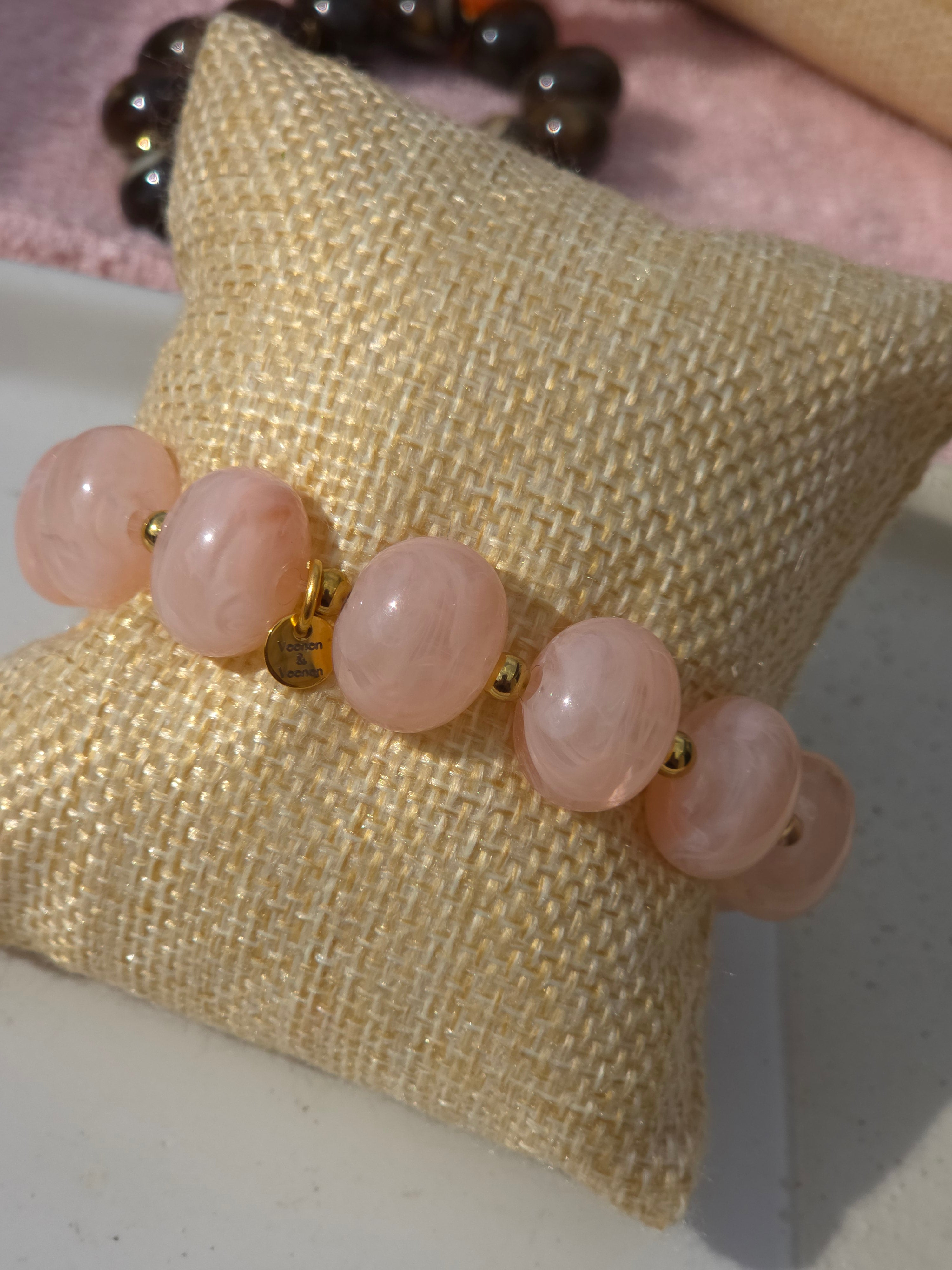 Armband Dames Ovals 15x10mm kralen