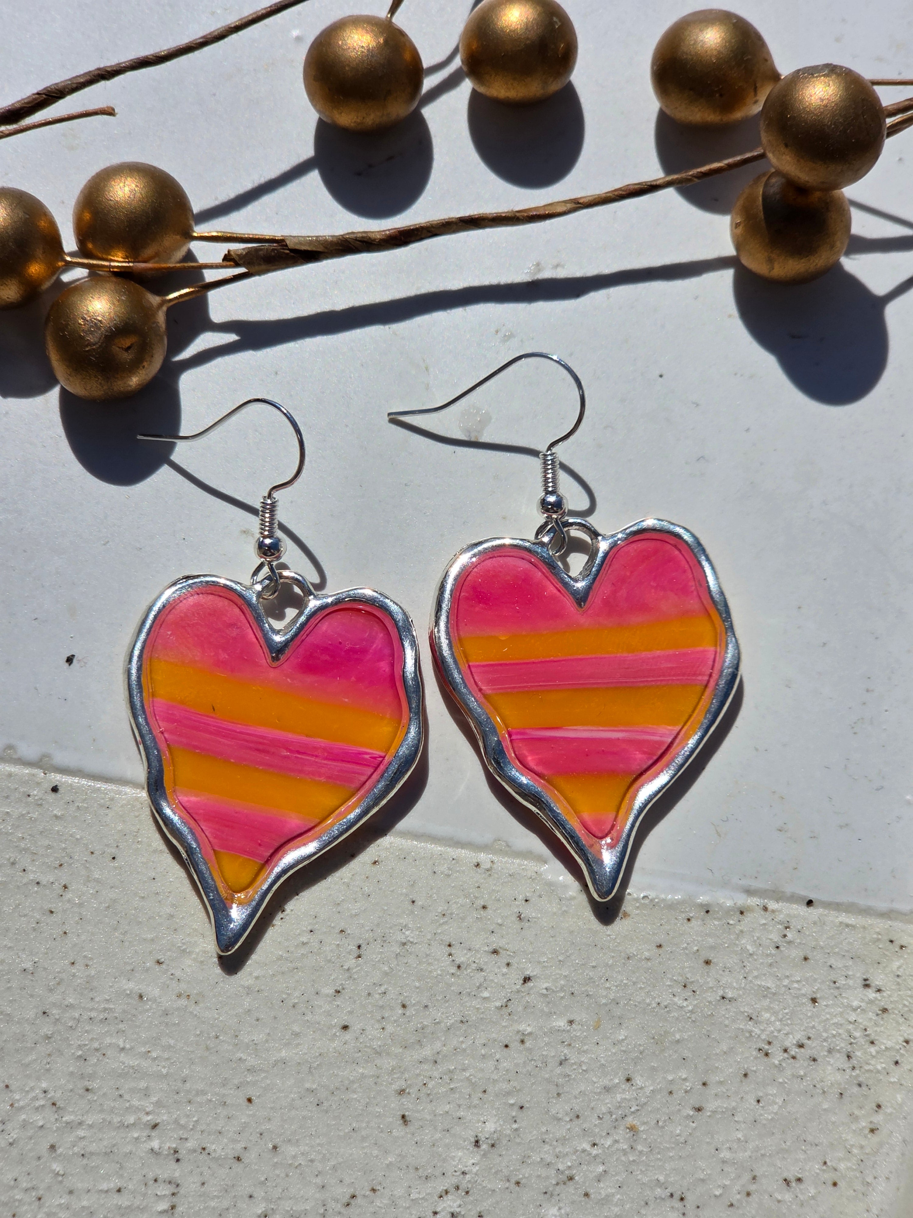 Oorbellen Dames || 'Fruity' || Hartjes