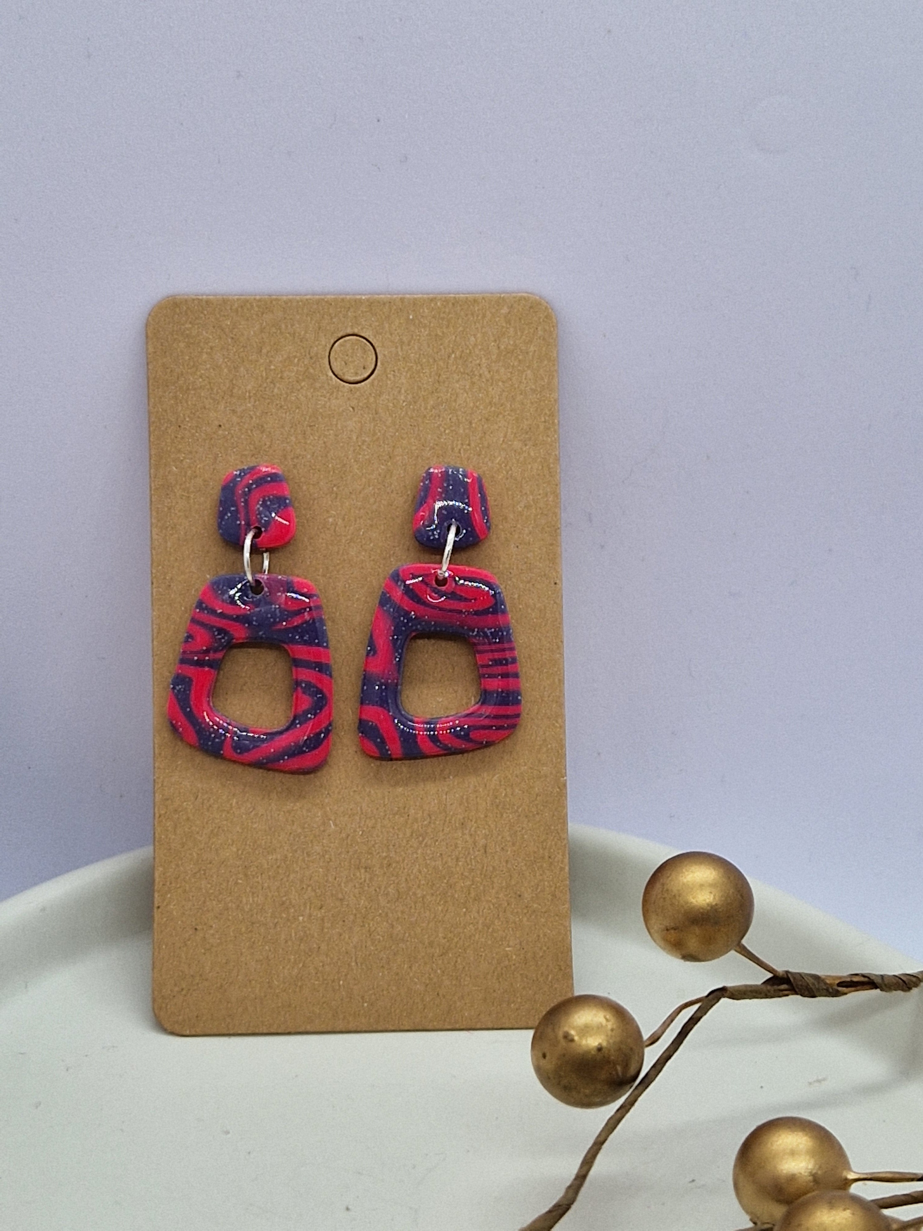 Oorbellen Dames || 'Festival' || Swirl