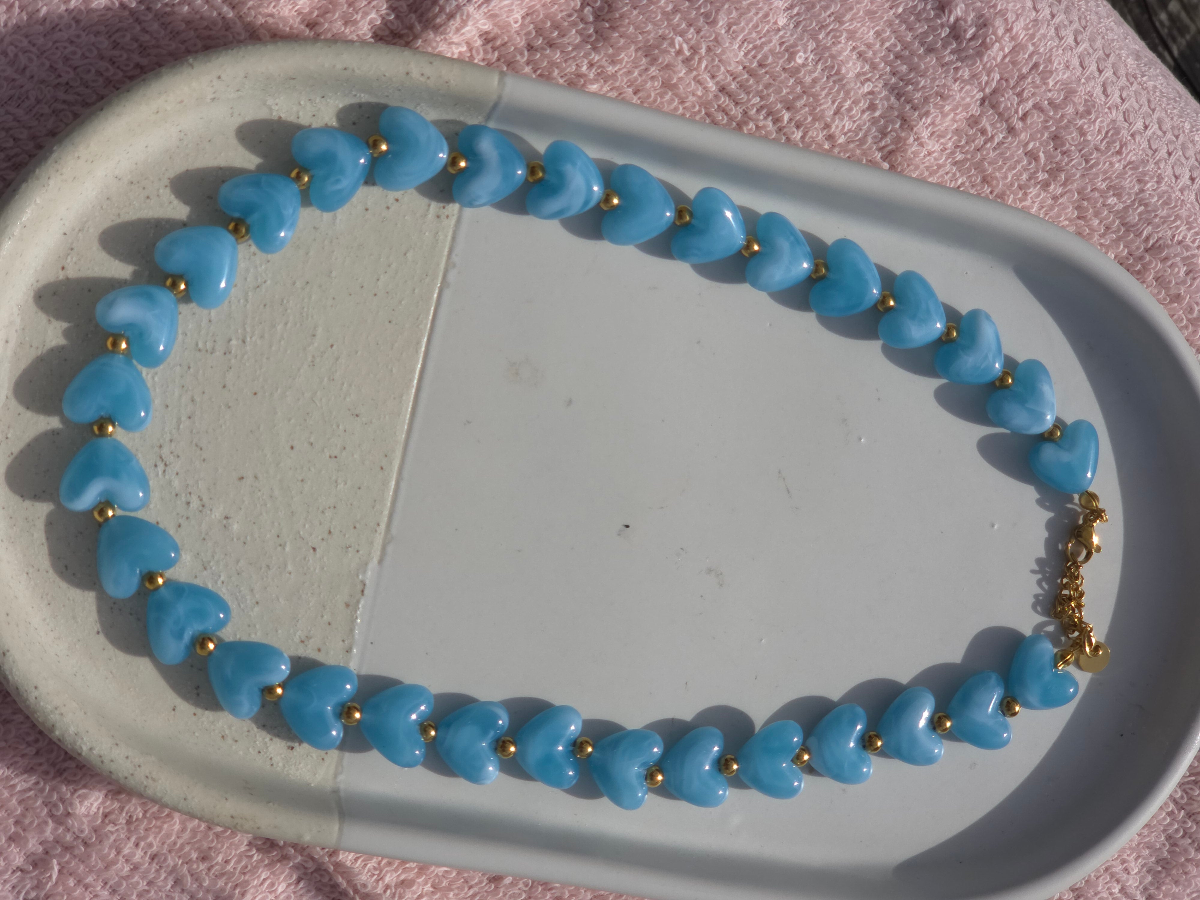 Ketting Dames || 'Hartjes' || 10mm