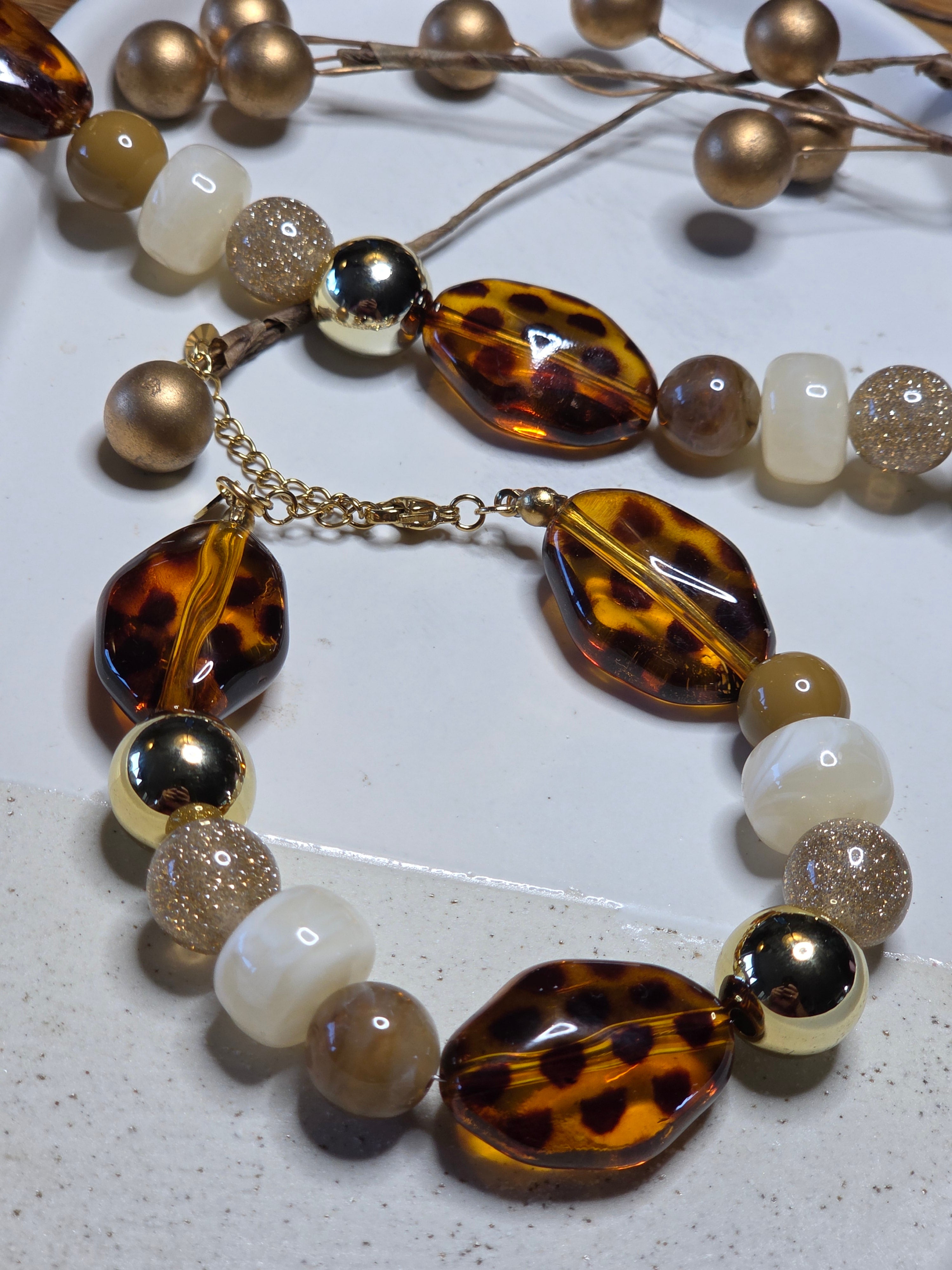 Armband Dames || 'Panter' || Verstelbaar