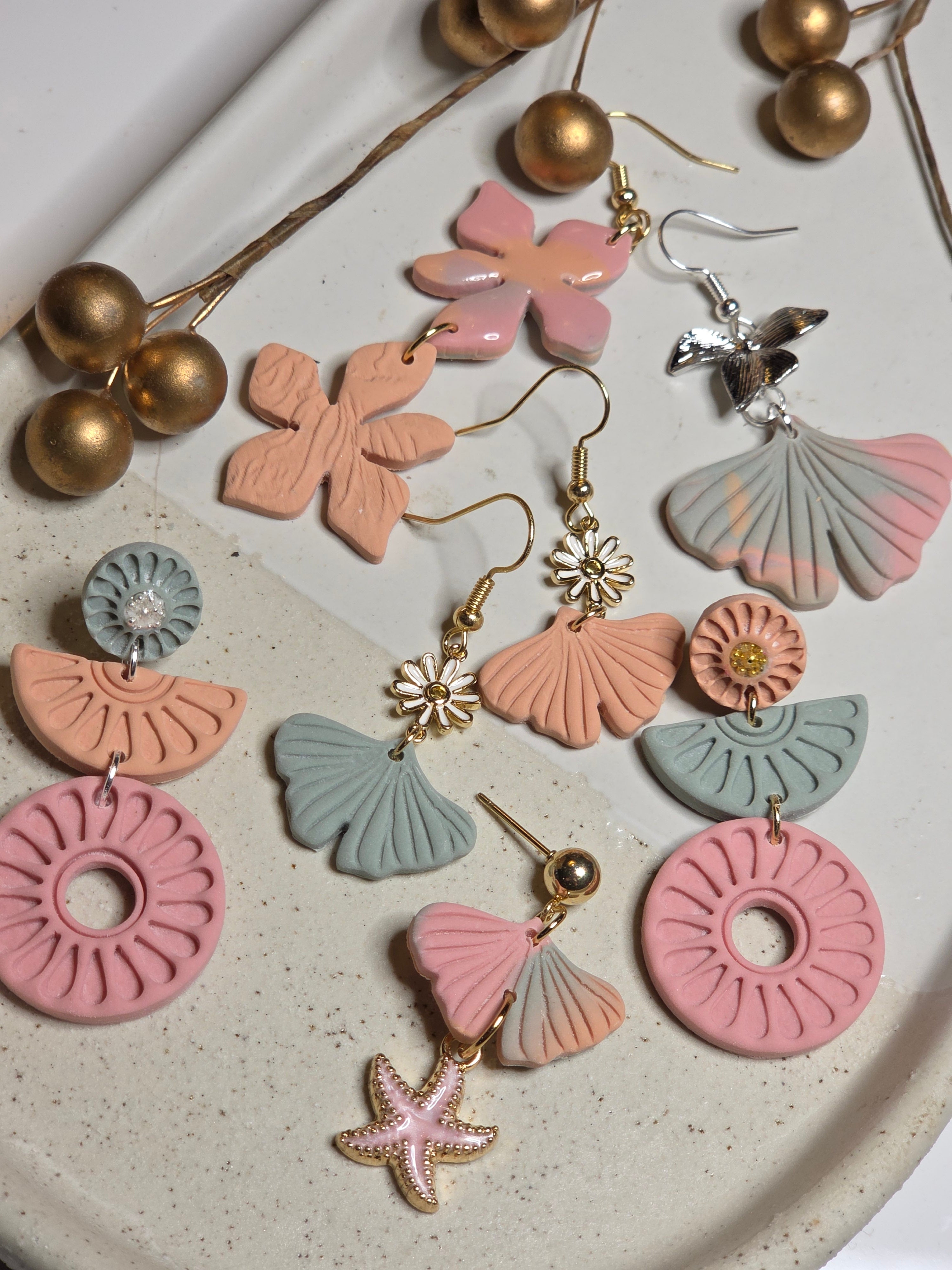 Oorbellen Dames || 'Liv' || Duo Flower