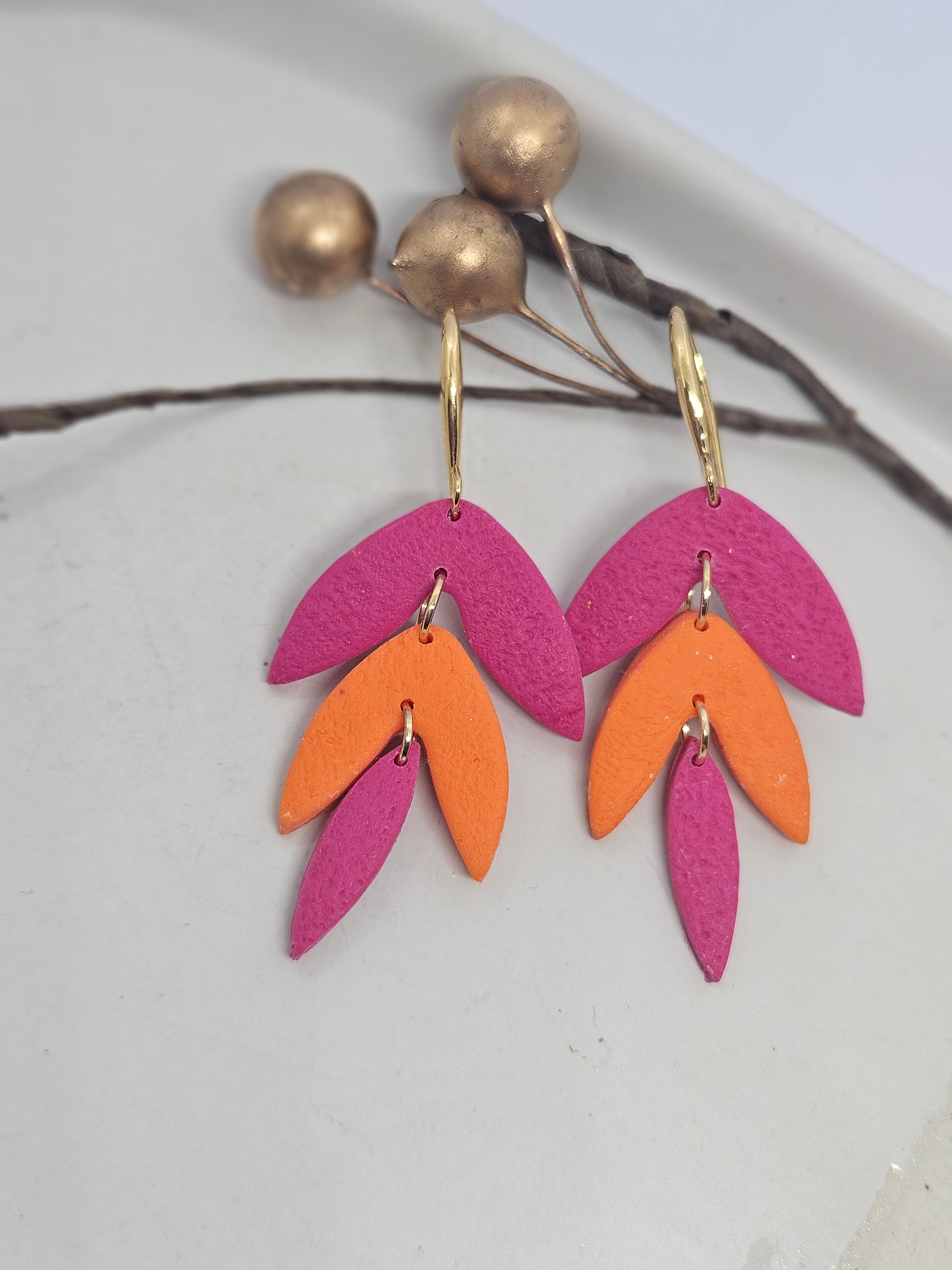 Oorbellen Dames || 'Ann' ||  Leafs