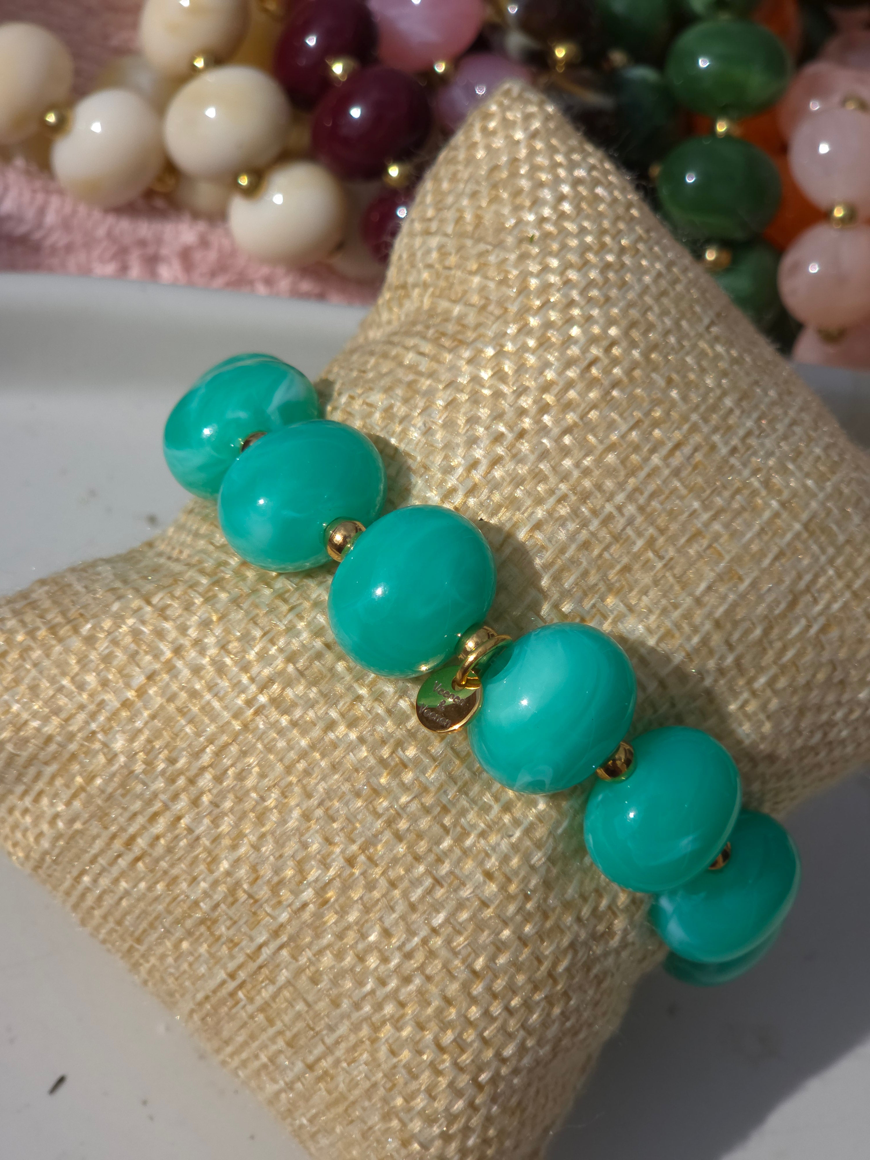Armband Dames Ovals 15x10mm kralen
